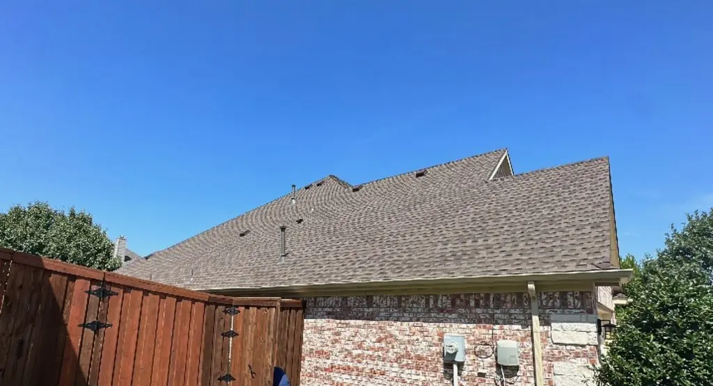 Completed roof replacement project in Riverton